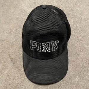 Victoria’s Secret Pink Women’s Black Netted Adjustable Baseball Cap